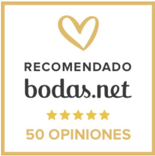 Sello 50 opiniones Bodas.net